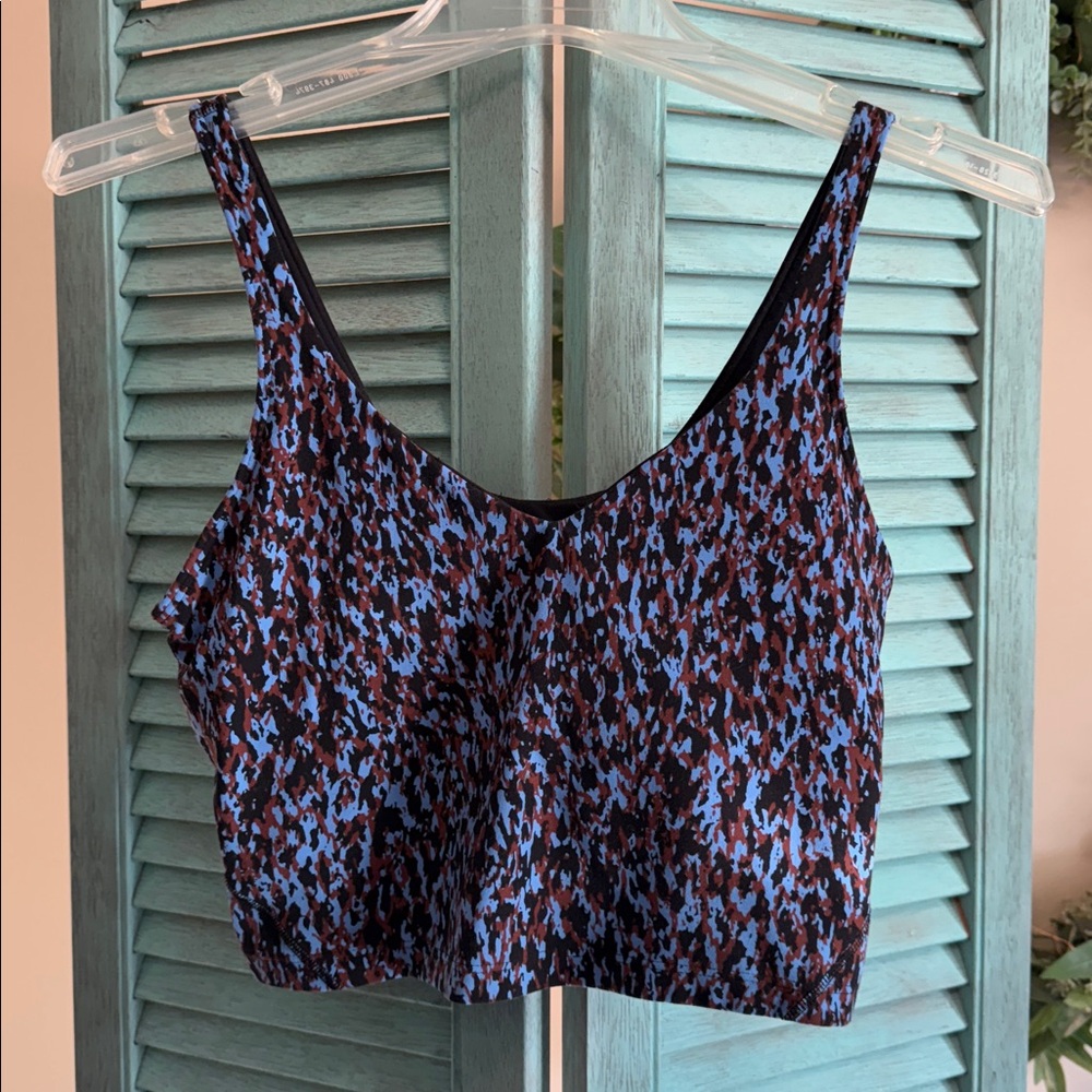 Blue and Black Patterned Lulu Align